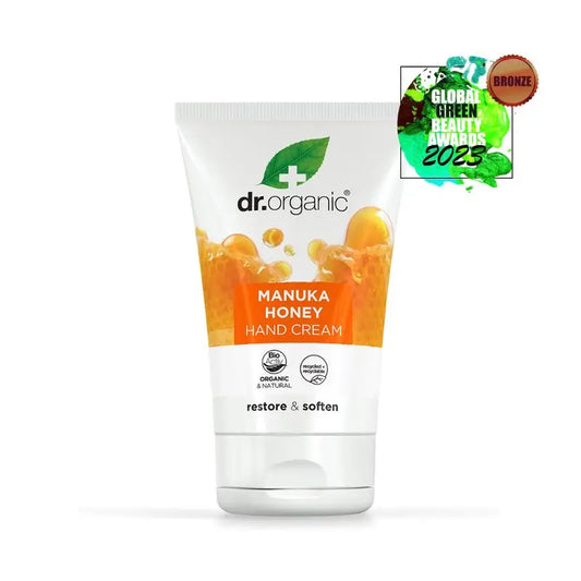 Dr.Organic Manuka Honey Hand & Nail Cream Dry & Sensitive Skin, 125 ml