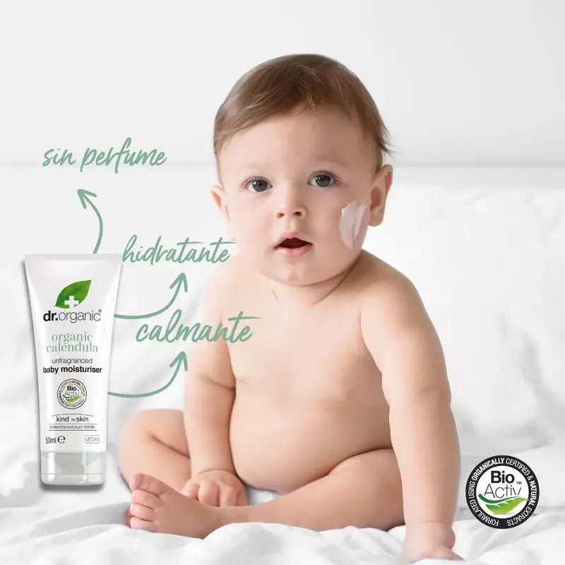 Dr. Organic Calendula Baby Moisturising Cream 50ml.