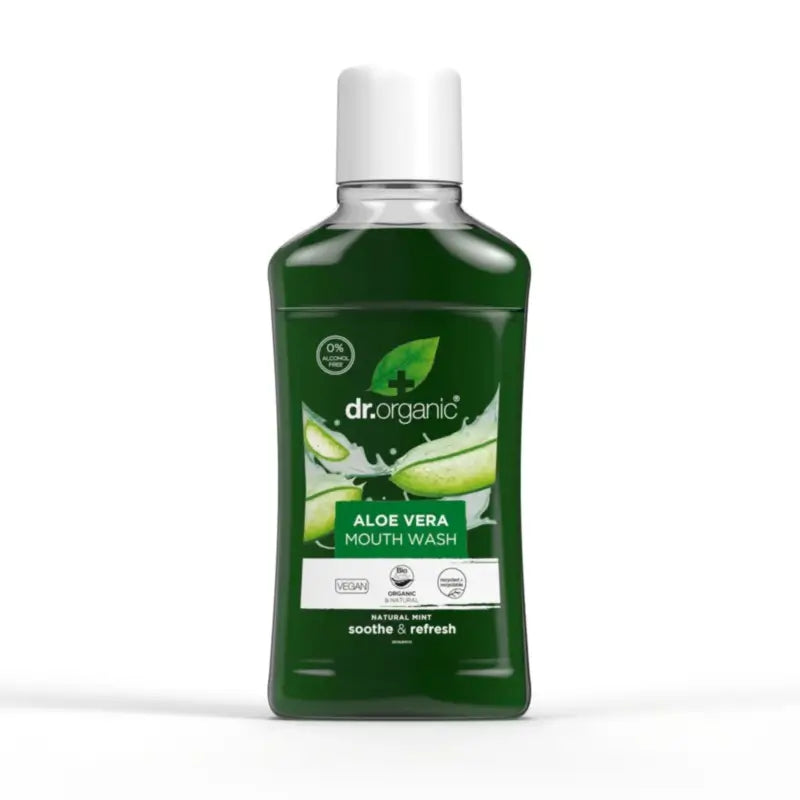 Dr.Organic Aloe Vera Mouthwash, 500 ml