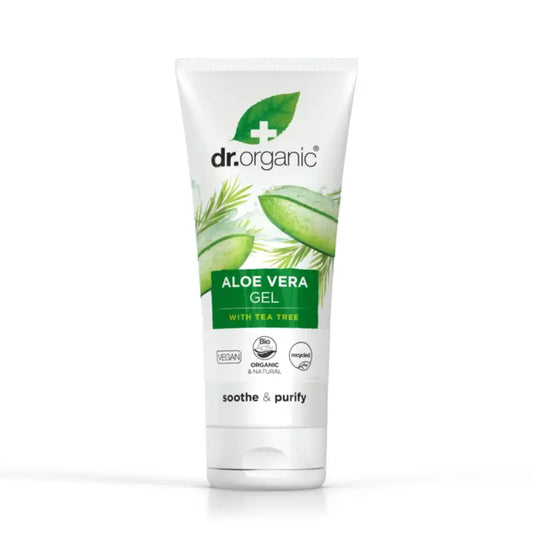 Dr. Organic Aloe Vera Gel With Tea Tree And Arnica 200Ml.