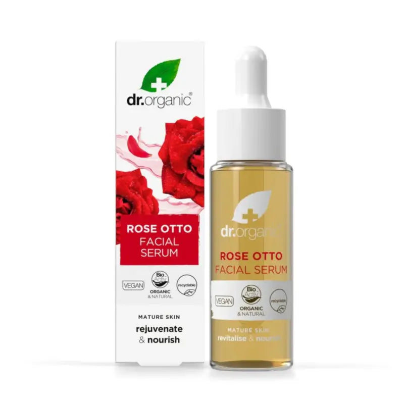 Dr.Organic Rosa Damascena Mature Skin Facial Serum, 30 ml