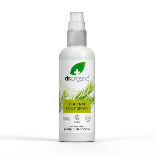 Dr.Organic Tea Tree Foot Deodorant Spray, 100 ml