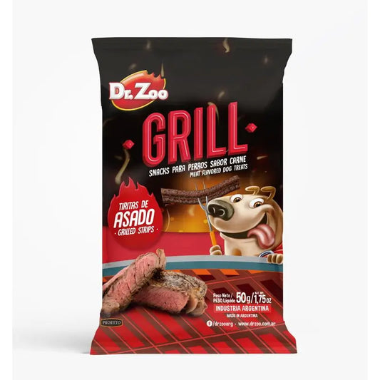 Dr ZOO Dog Grill Roasting Strips 24X50Gr