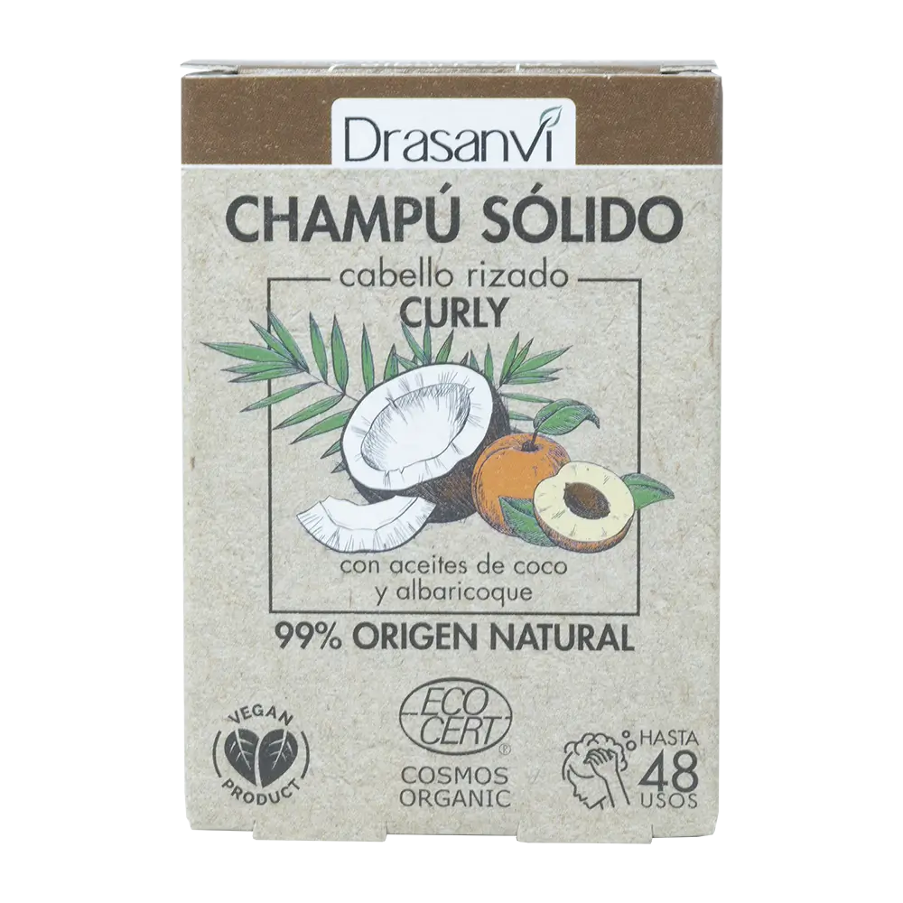 Drasanvi Solid Shampoo for Curly Hair Ecocert , 80 g