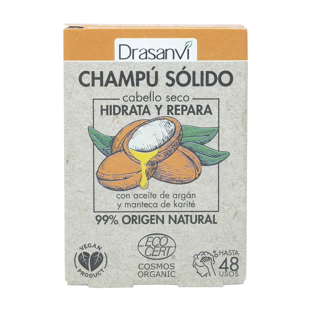 Drasanvi Solid Shampoo Dry Hair Ecocert , 80 g