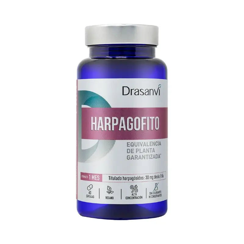Drasanvi Harpagofito 60 Capsules Nutrabasicos Drasanvi Bottle