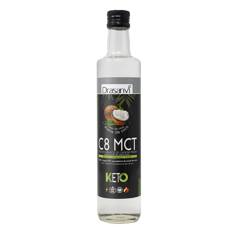 Drasanvi Keto Keto Oil Mct C8 Pure Coconut 100% , 500 ml