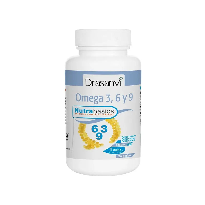 Drasanvi Omega 3-6-9 1000Mg Nutrabasicos Pot , 24 pearls