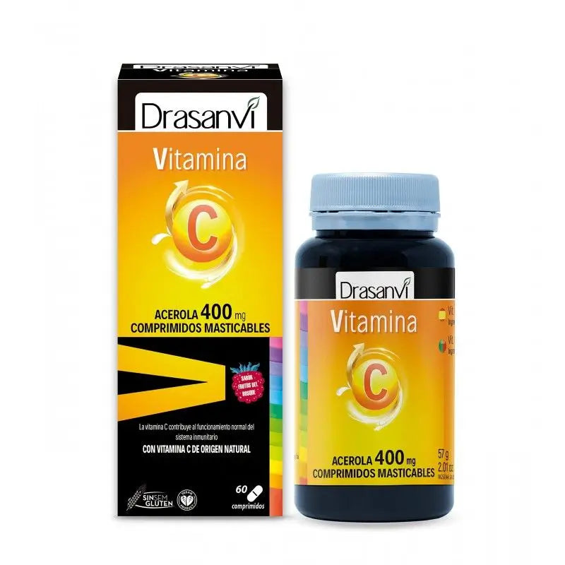 Drasanvi Vitamin C 400Mg Chewable , 60 tablets