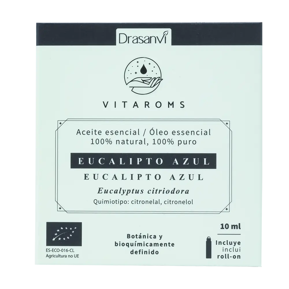 Drasanvi Vitaroms Essential Oil Blue Eucalyptus Bio , 10 ml