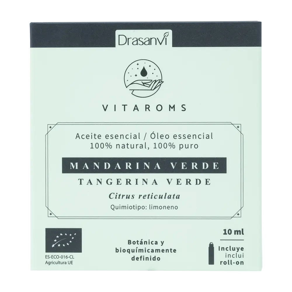 Drasanvi Vitaroms Green Mandarin Essential Oil Bio , 10 ml