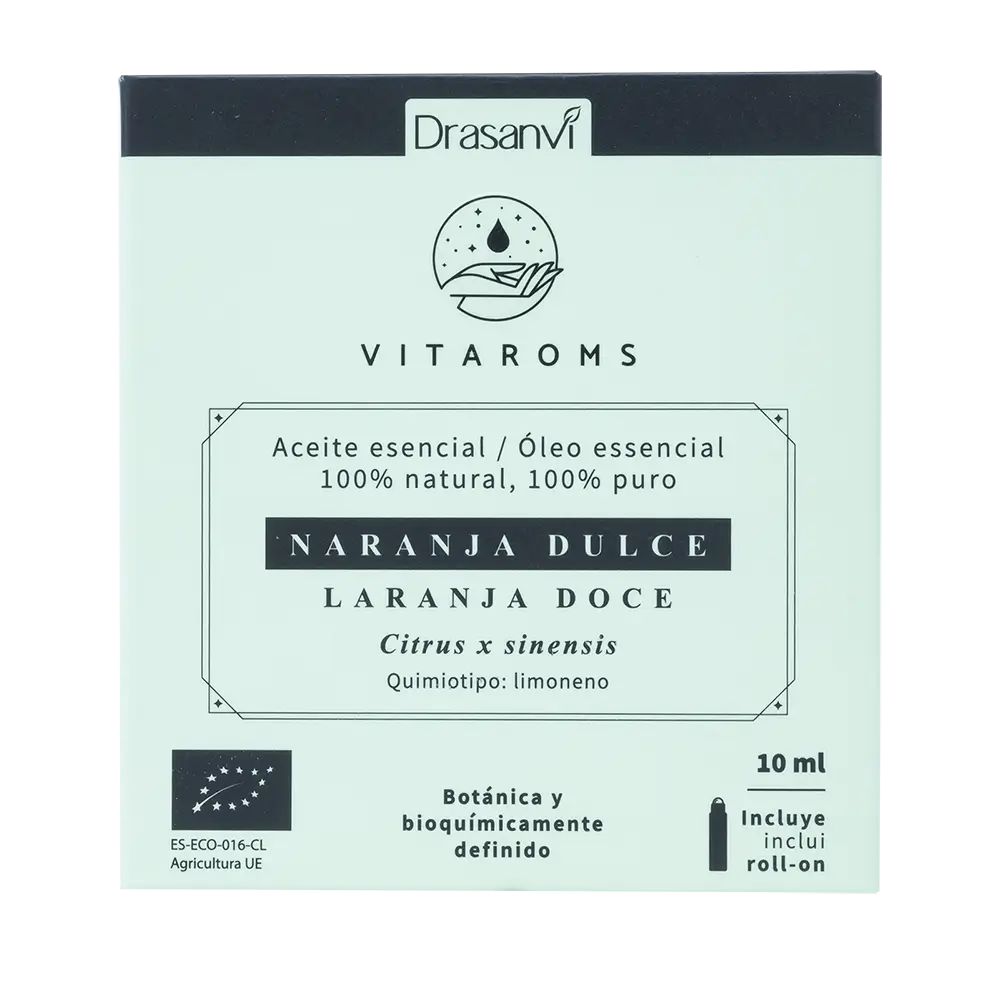 Drasanvi Vitaroms Essential Oil Sweet Orange Bio , 10 ml