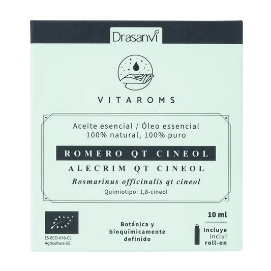 Drasanvi Vitaroms Essential Oil Rosemary Qt Cineol Bio, 10 ml