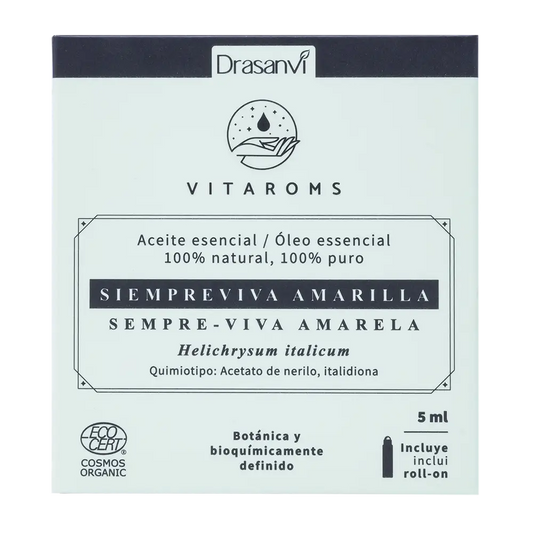 Drasanvi Vitaroms Yellow Immortelle Essential Oil Ecocert Bio , 5 ml