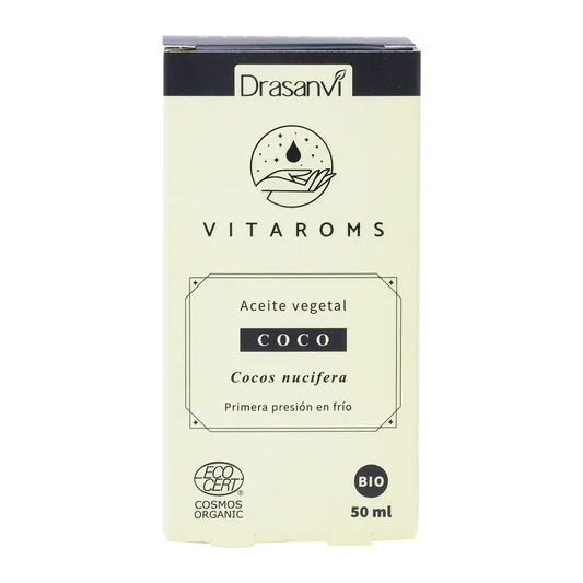 Drasanvi Vitaroms Coconut Vegetable Oil Bio Ecocert , 50 ml