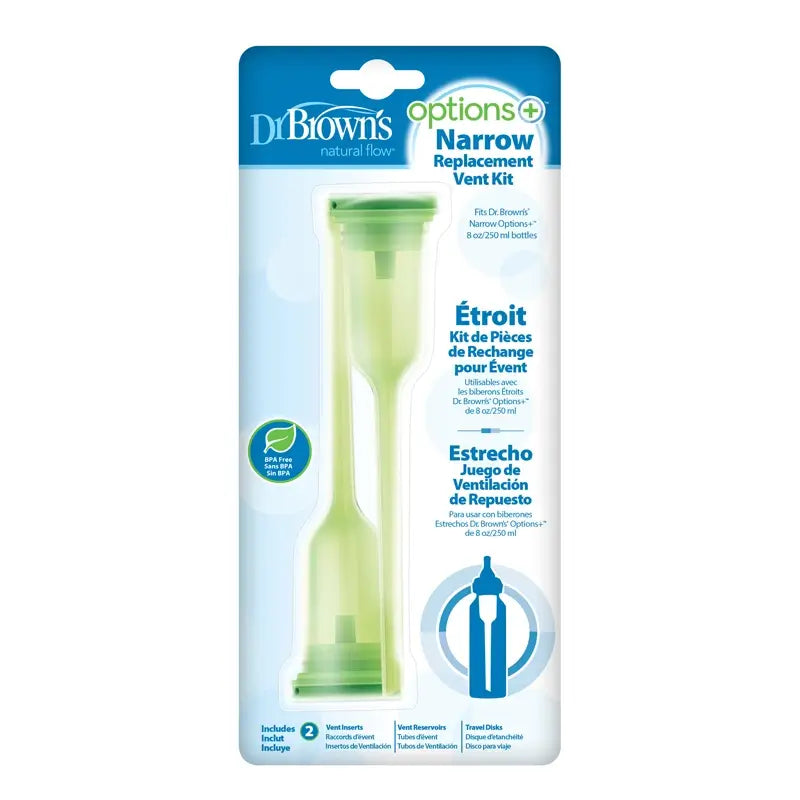 Dr.Brown's Narrow Mouth Replacement Kit (2 Valves + 2 Tubes)