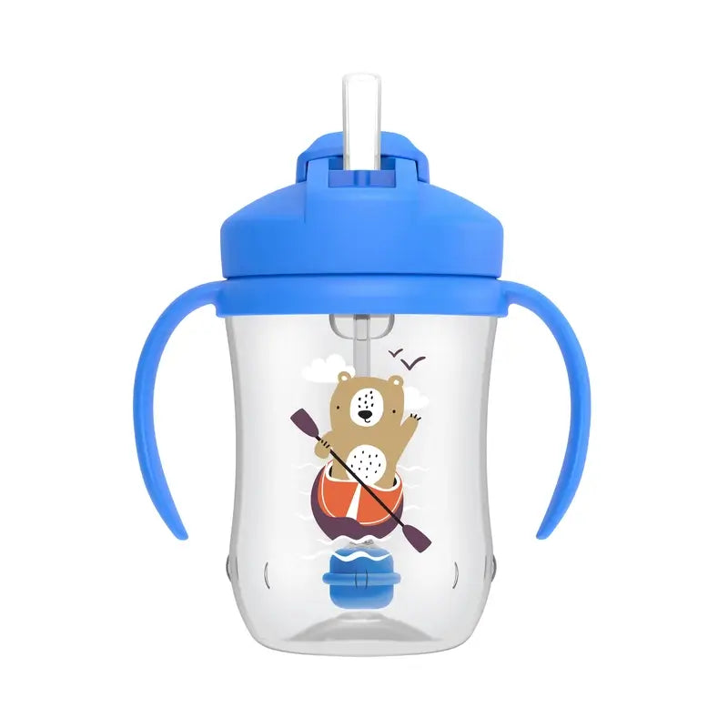 Dr.Brown's My First Cup With Straw Blue Bear , 270 ml