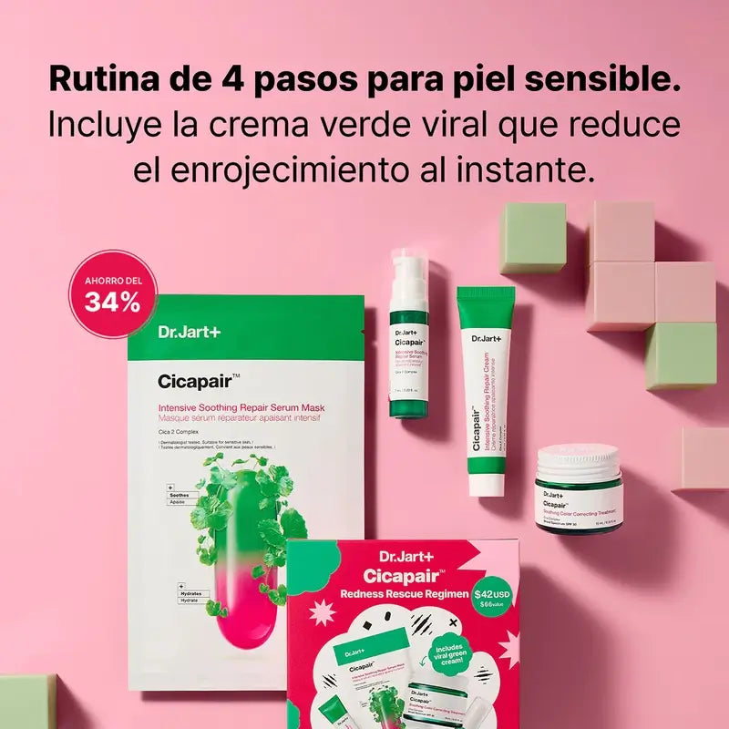 Dr.Jart+ Reddened Skin Rescue Kit with Centella asiatica