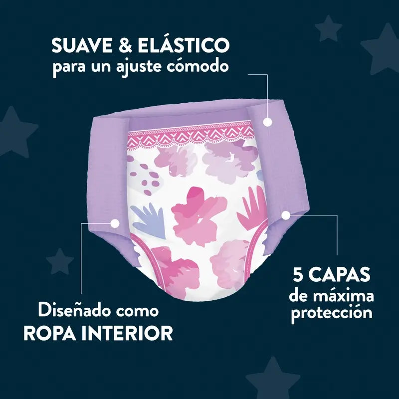 Drynites Size 3-4 Child Nighttime Nappies, 16 pcs.