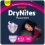 Drynites Size 8-13 Girl's Night Nappies, 13 pieces