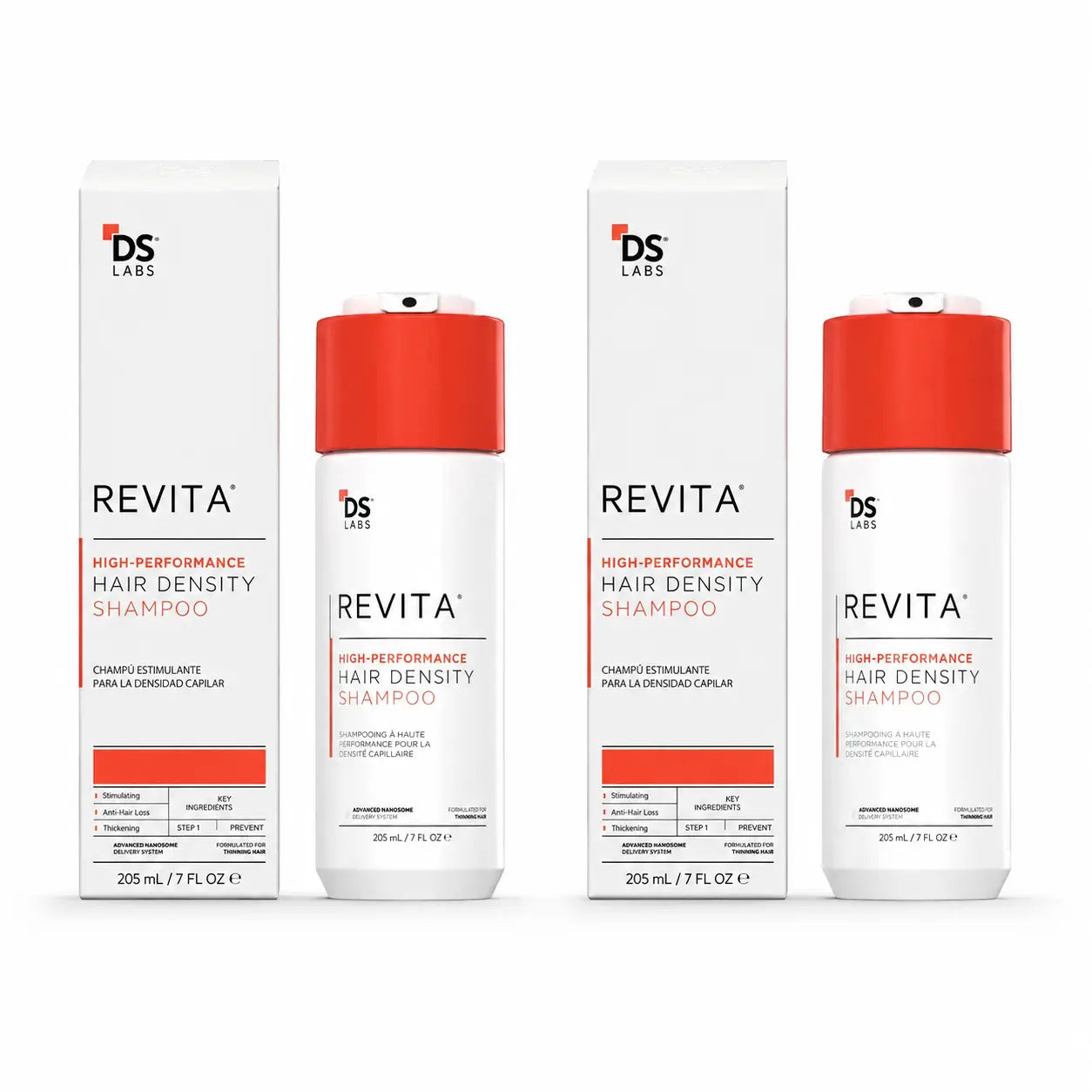 Ds Laboratories Revita Stimulating Anti-Hair Loss Shampoo, 205 ml, pack of 2
