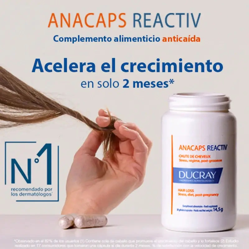 Ducray Anacaps Reactiv, 90 Capsules