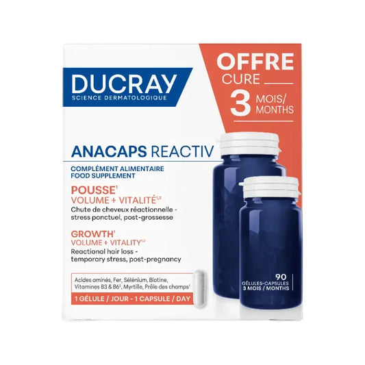 Ducray Anacaps Reactiv Caps Nc, 90 capsules