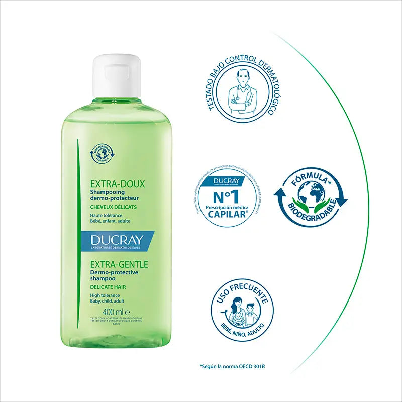 Ducray Balancing Dermo-Protective Shampoo 400 ml