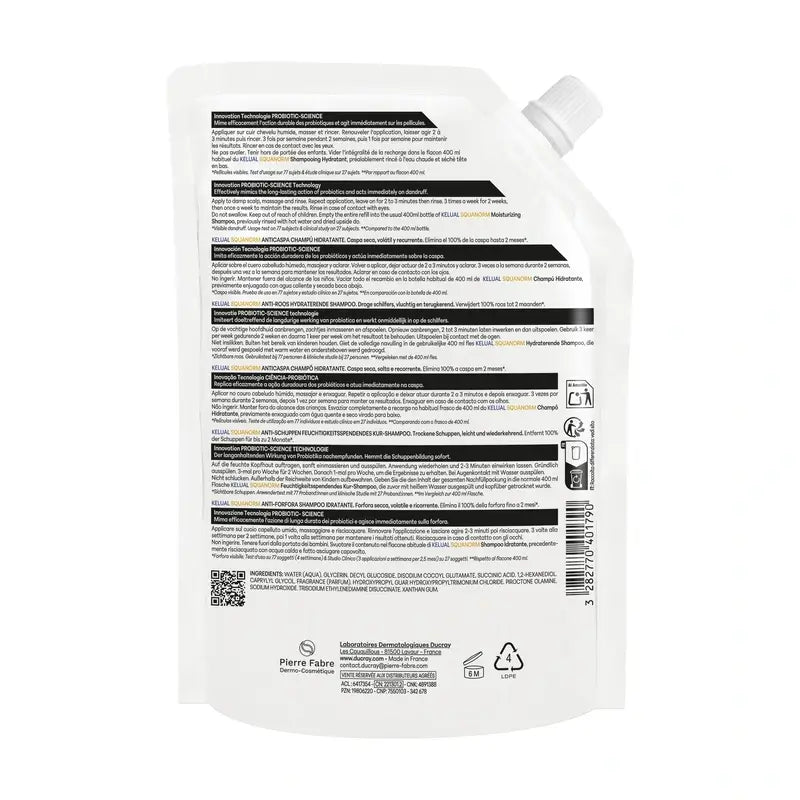 Ducray Kelual Squanorm Ch C Dry Dry Eco Refill, 400 ml