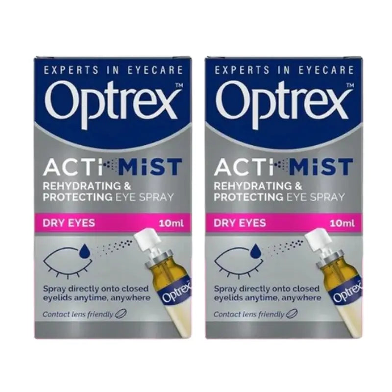 Optrex Actimist Dry & Irritated Eyes Spray Duplo 2x10 ml