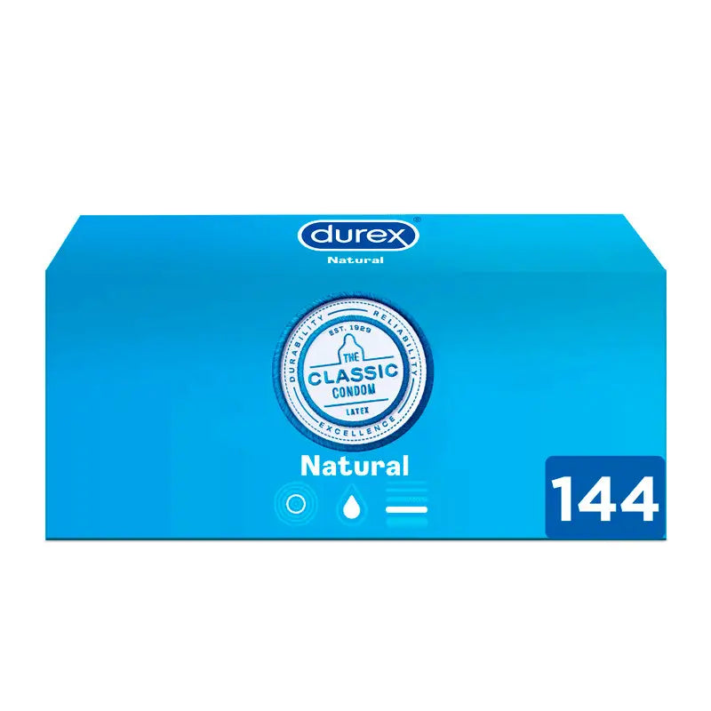 Durex Natural Slim Fit, 144 Condoms