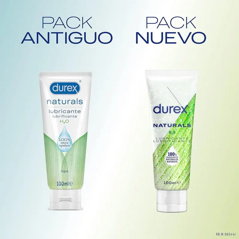 Durex Duplo Naturals Gel Lubricant 2nd unit 50% 50%.