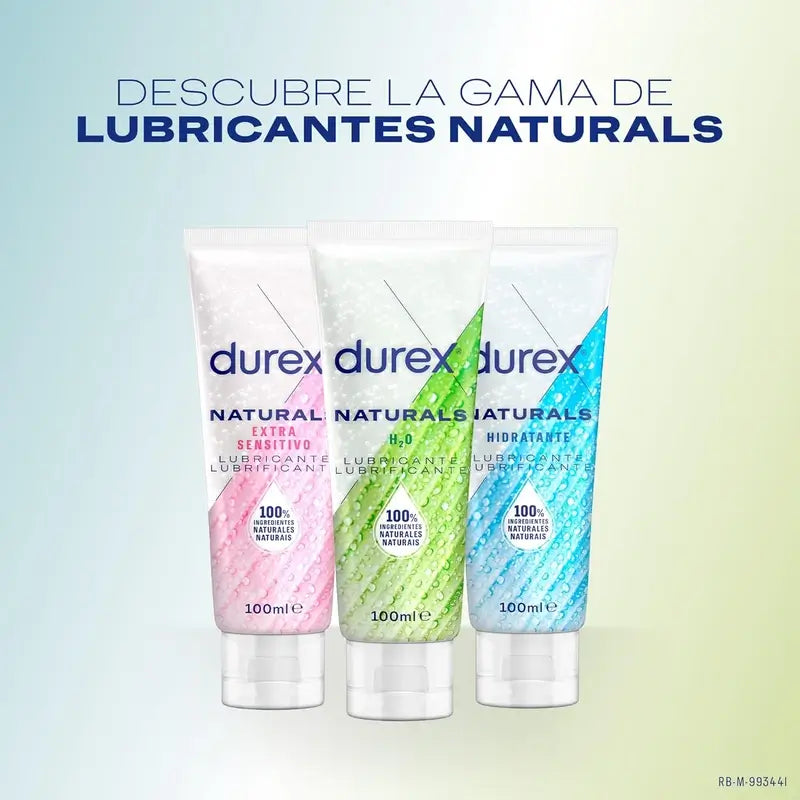 Durex Duplo Naturals Gel Lubricant 2nd unit 50% 50%.