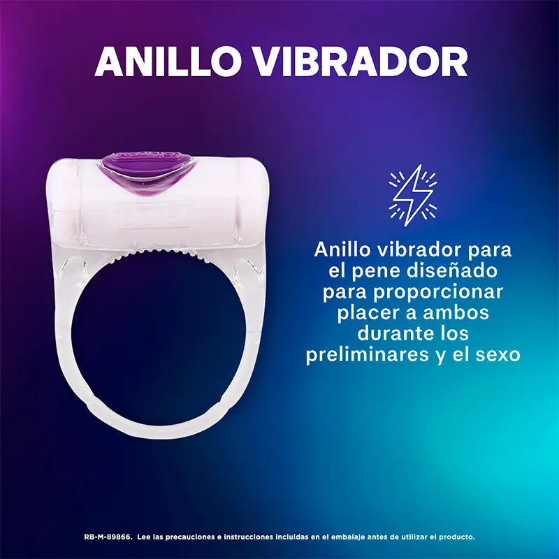 Durex Pack Intense Orgasmic Gel + Intense Orgasmic Vibrations Vibrating Ring