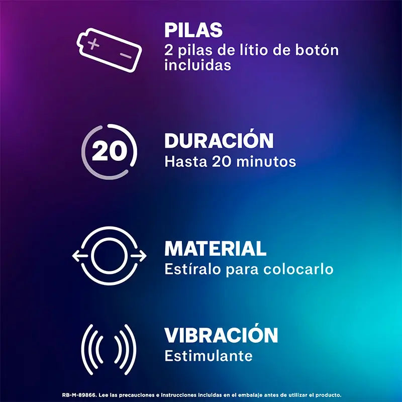 Durex Pack Intense Orgasmic Gel + Intense Orgasmic Vibrations Vibrating Ring