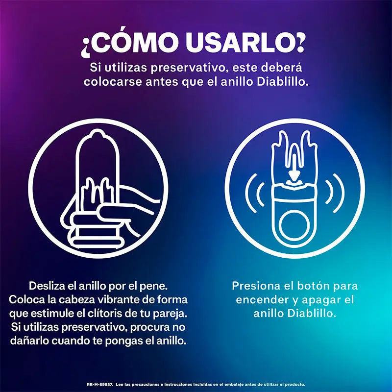 Durex Pack Hot Effect Lubricant + Cool Effect Lubricant + Diablillo Vibrating Ring