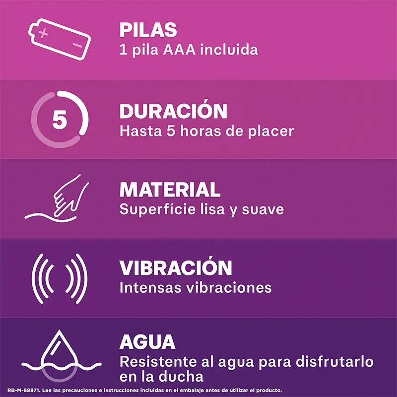 Durex Vibrator Mini Intense Orgasmic Pure Pleasure, Dildo Clitoris Woman