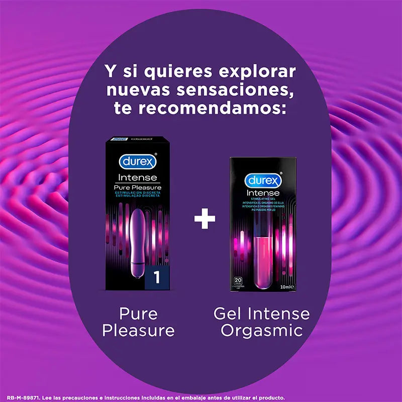 Durex Vibrator Mini Intense Orgasmic Pure Pleasure, Dildo Clitoris Woman