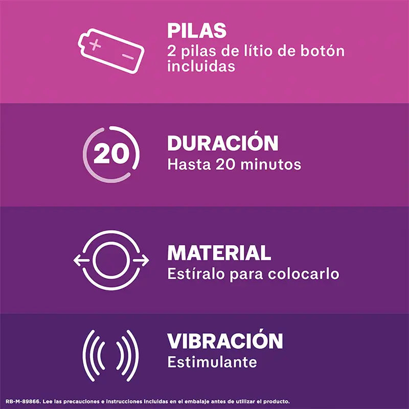 Durex Sex Toy Vibrating Ring Intense Orgasmic Vibrations Clitoris Stimulator