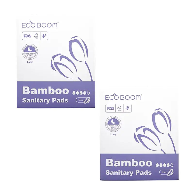 Eco Boom Pack Compresses - High Absorption Night Pack - Intensive, 2 X 8 pcs.