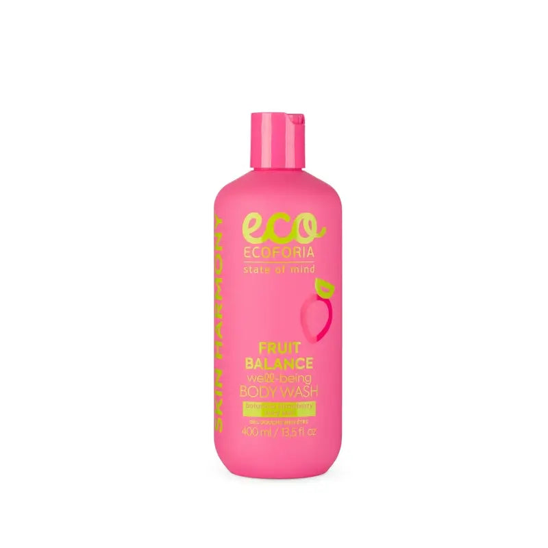 Ecoforia ‘Wellbeing’ strawberry and kiwi shower gel, 400 ml