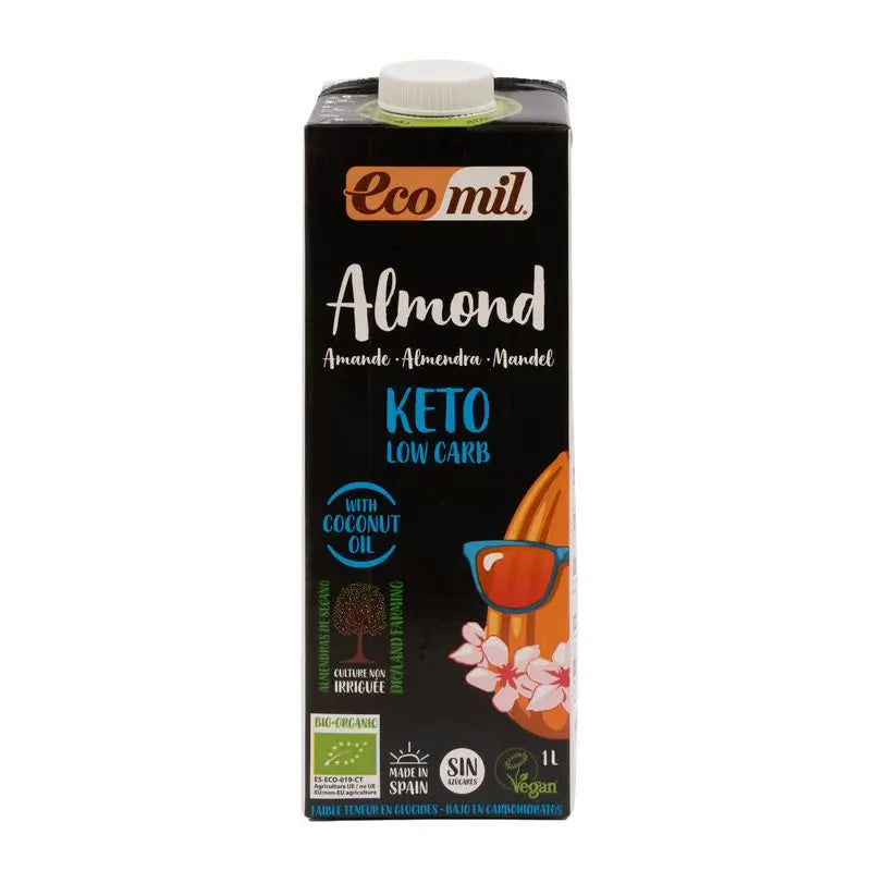 Ecomil Almond Nature Keto Bio, 1L x 6 pcs.