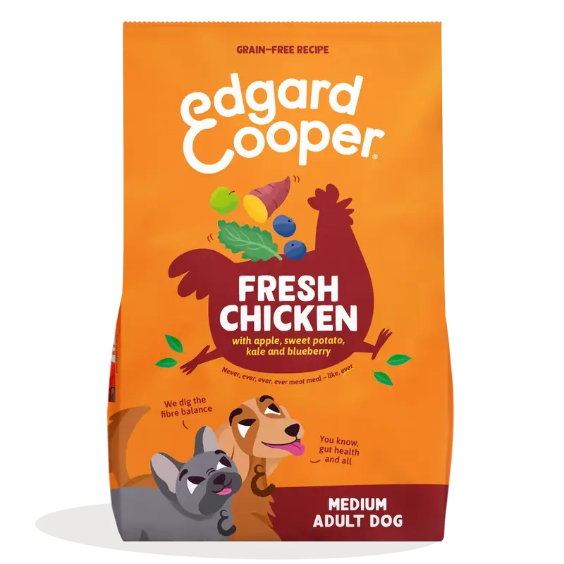 Edgard & Cooper Medium Adult Dog Food With Fresh Chicken , 2.5 kg