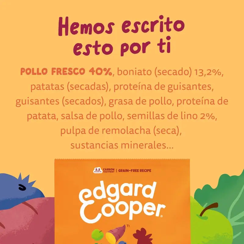 Edgard & Cooper Medium Adult Dog Food With Fresh Chicken , 2.5 kg