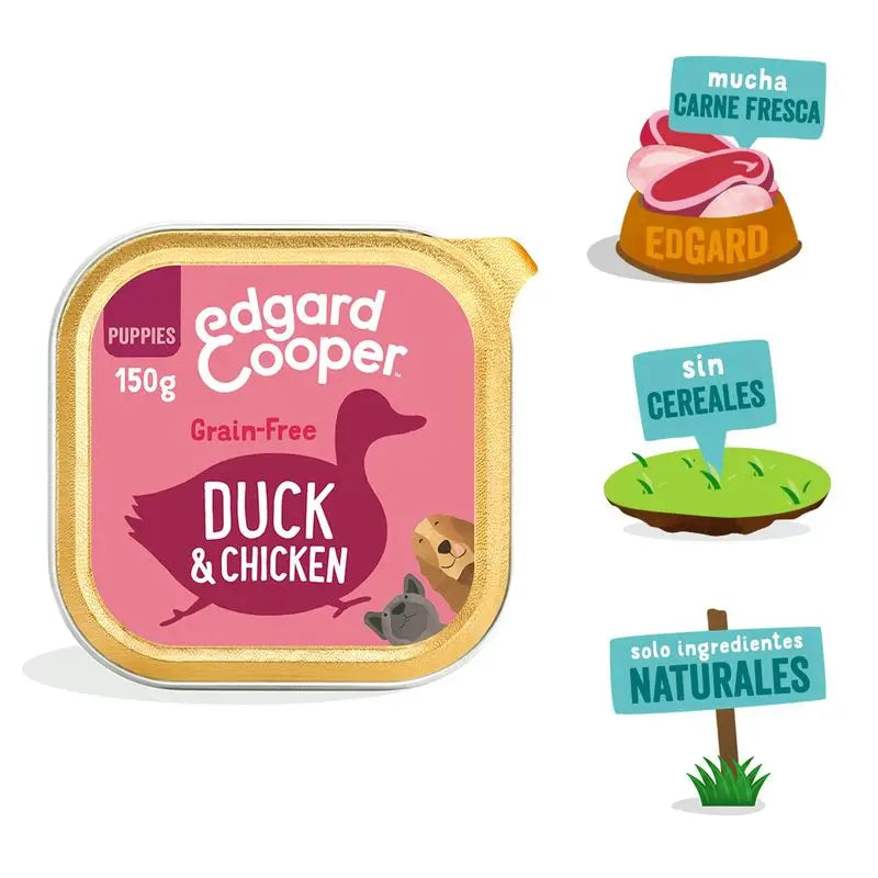 Edgard & Cooper Wet Puppy Food 11x150g Duck & Chicken