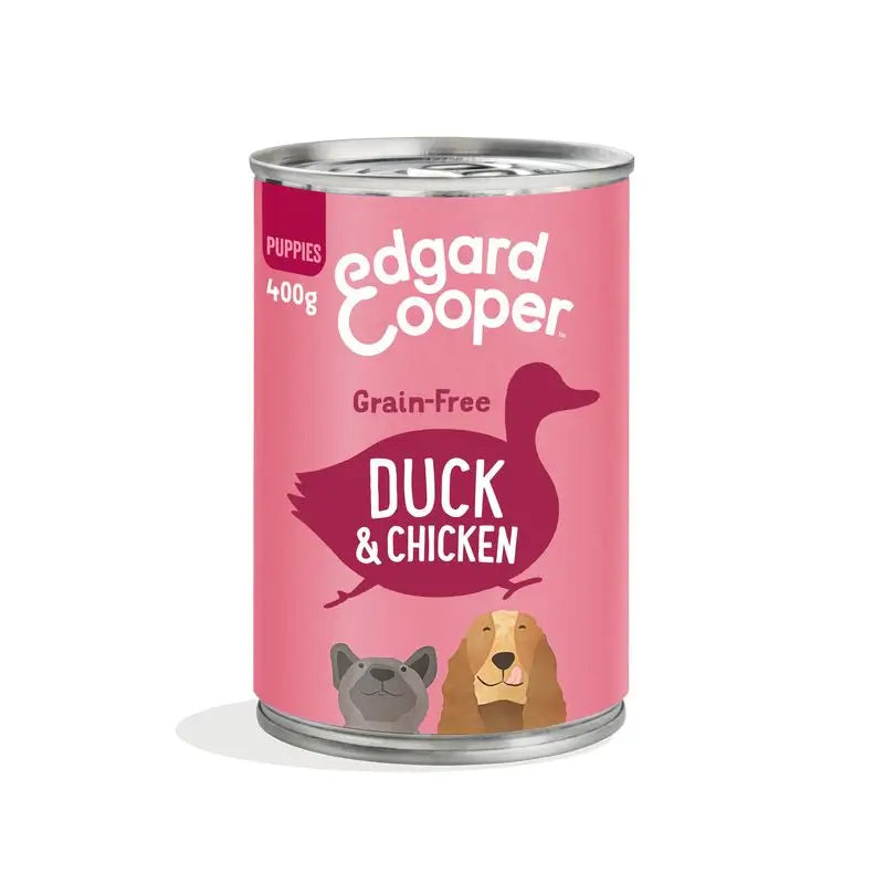 Edgard & Cooper Wet Puppy Food 6x400g Duck & Chicken
