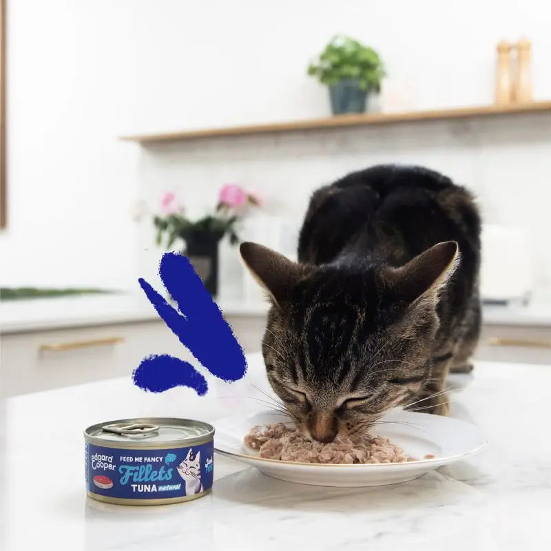 Edgard & Cooper Wet Cat Food 24x70g Grain-Free Tuna Fillets
