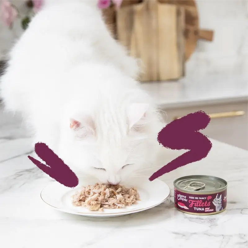 Edgard & Cooper Wet Cat Food 24x70g Grain-Free Tuna Fillets