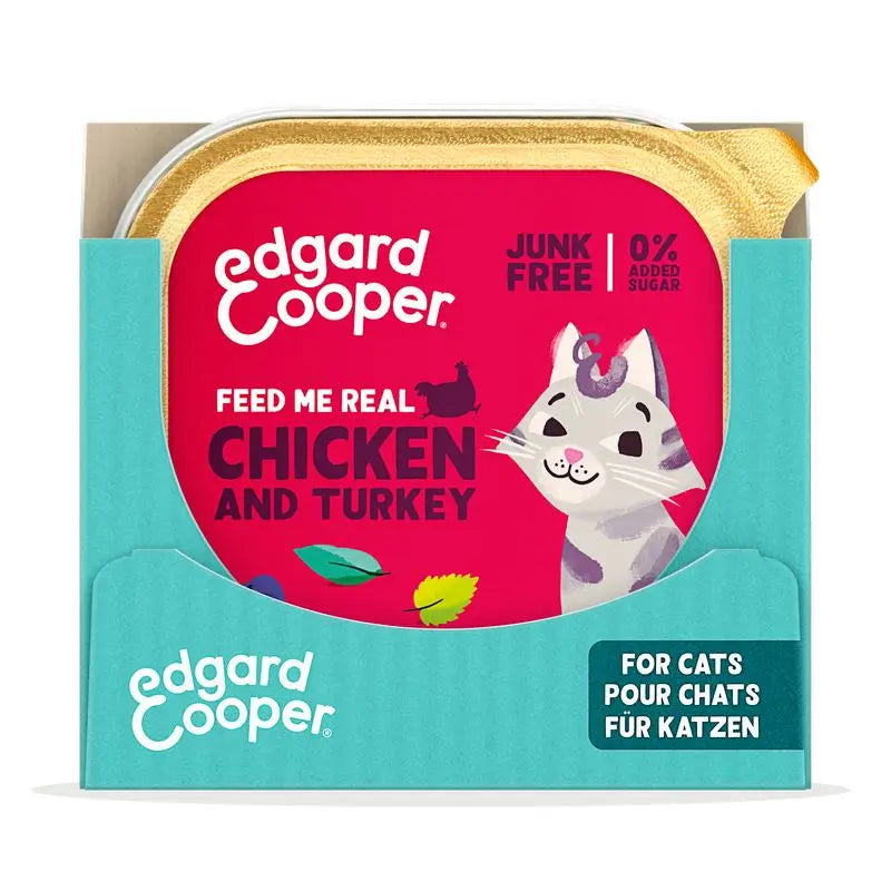 Edgard & Cooper Senior Wet Cat Food 16x85g Free Range Chicken