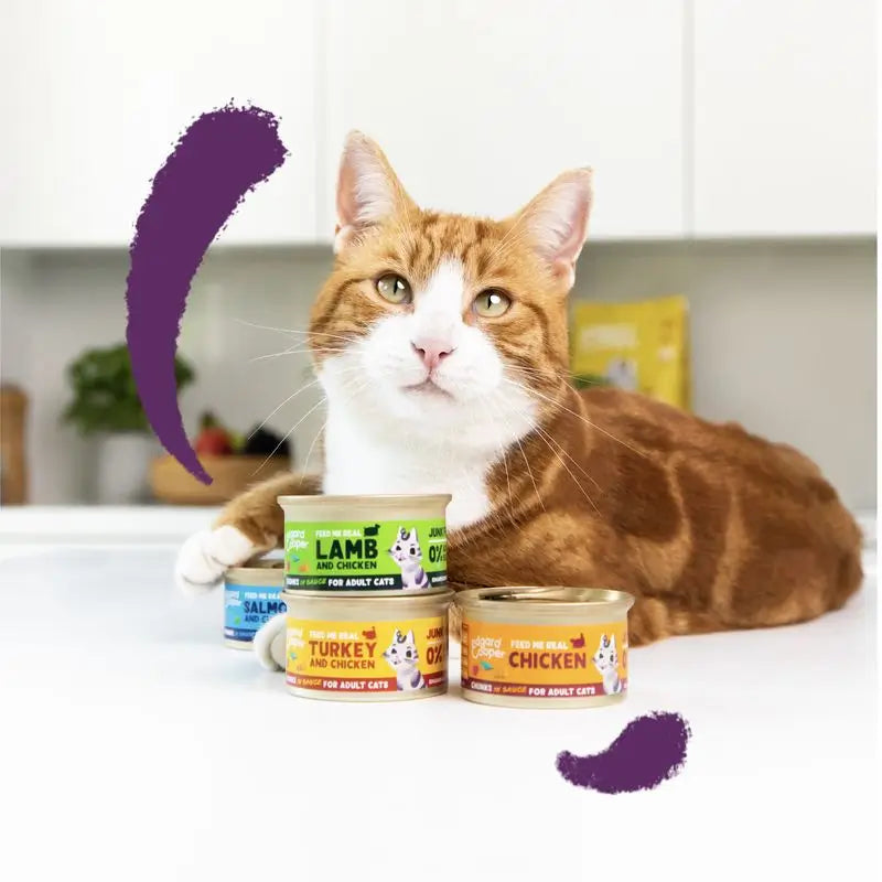 Edgard & Cooper Wet Cat Food 18x85g Pacific Salmon Chips